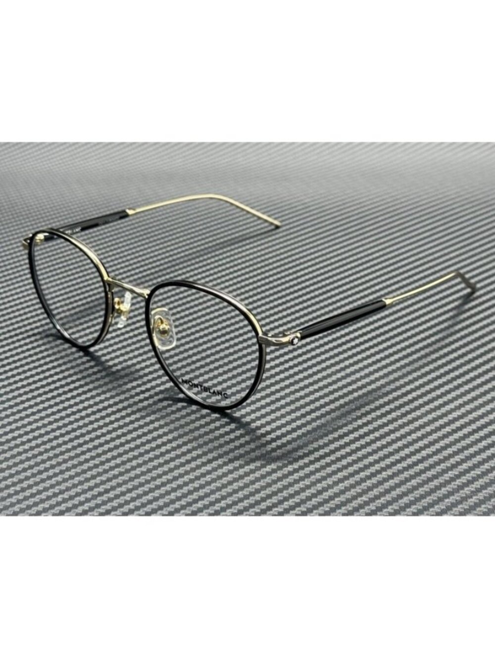 New Montblanc Men Havana Gold Eyeglasses 49-22-145